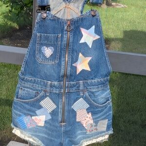 Free People Denim Shortall Upcycled